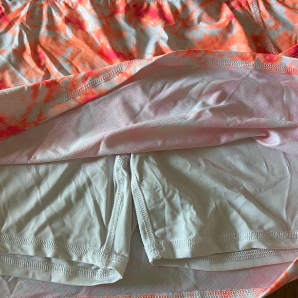RBX Activewear Skort Tie-Dye Coral Size Large Golf Pickleball Tennis - Picture 5 of 6